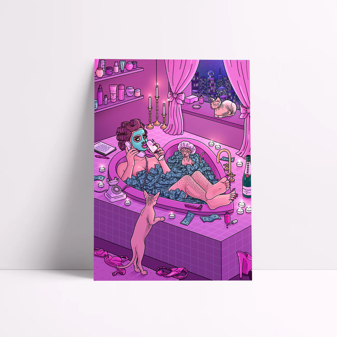 Bathing Print