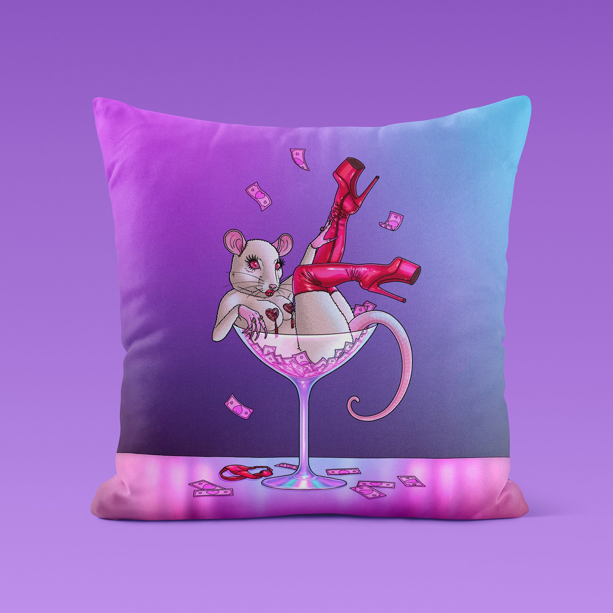 Rat Cushion Cover
