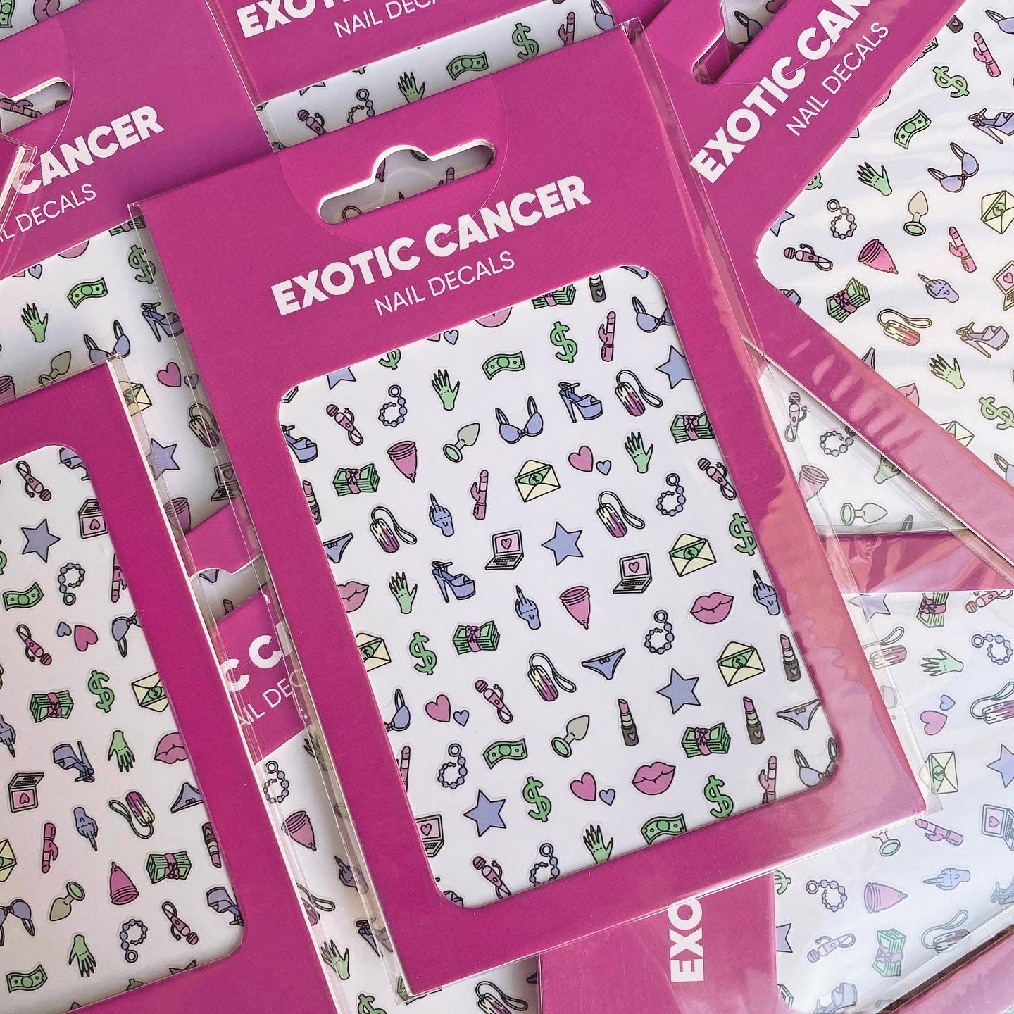 Girl Stuff Nail Stickers