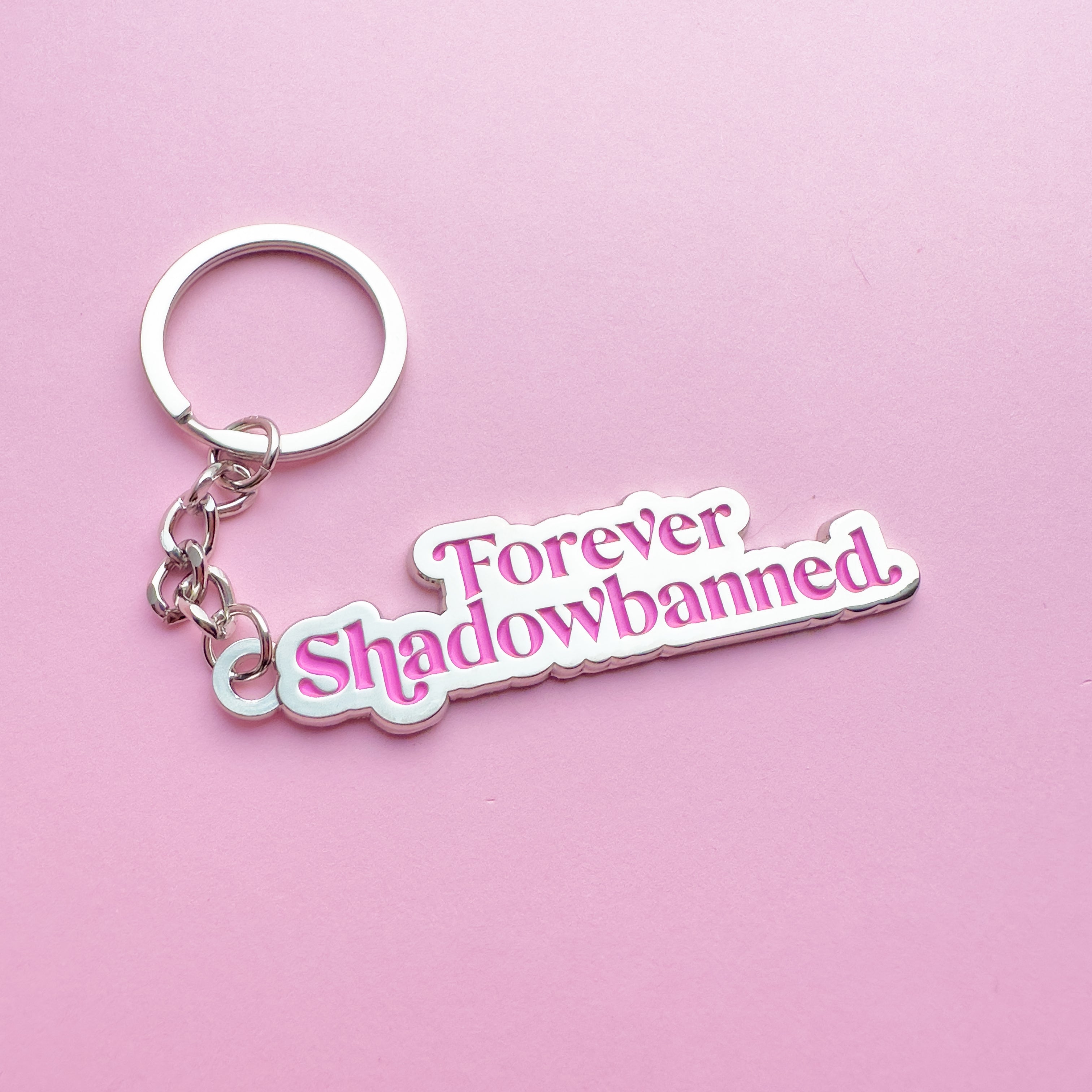 Shadowbanned Keychain