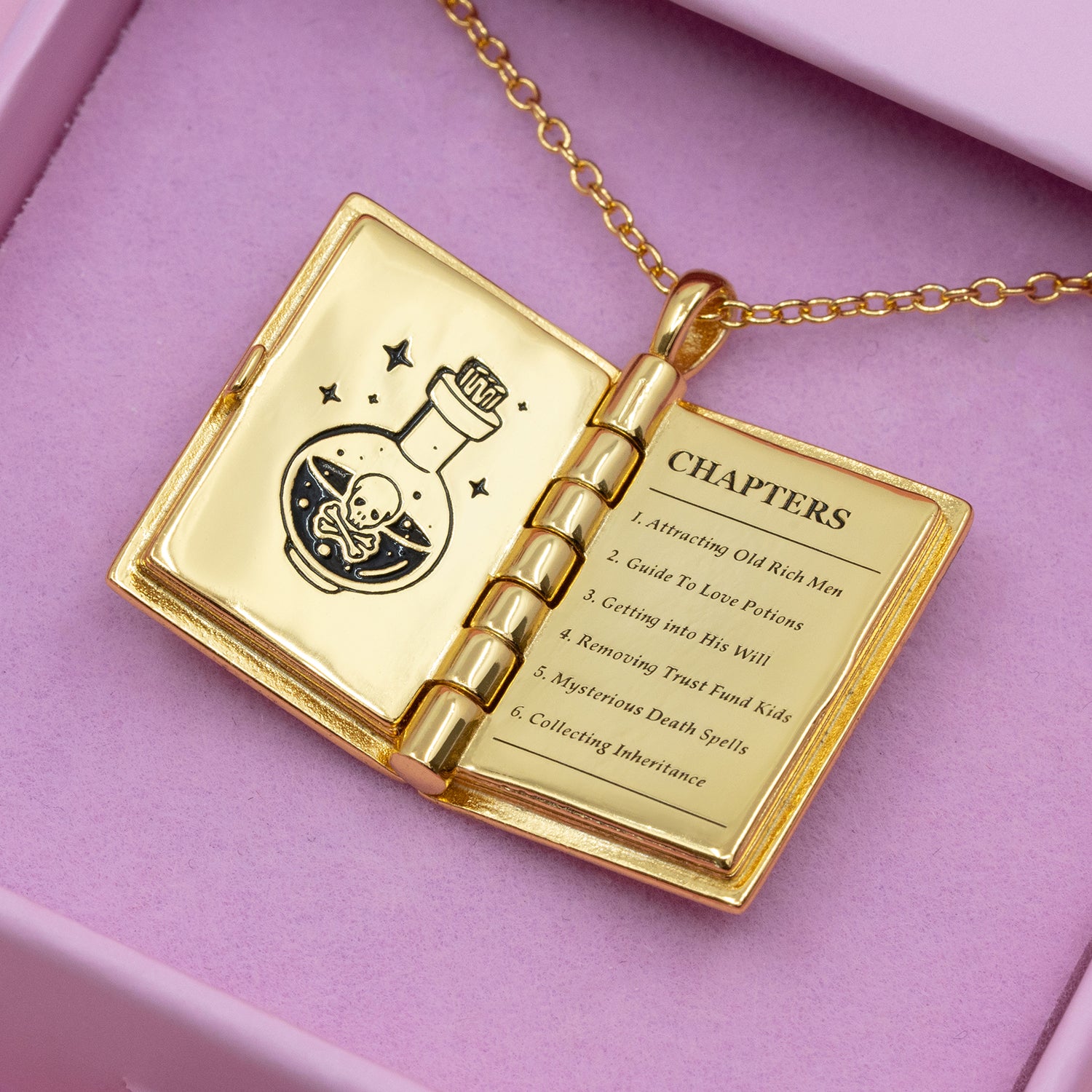 Spell Book Necklace
