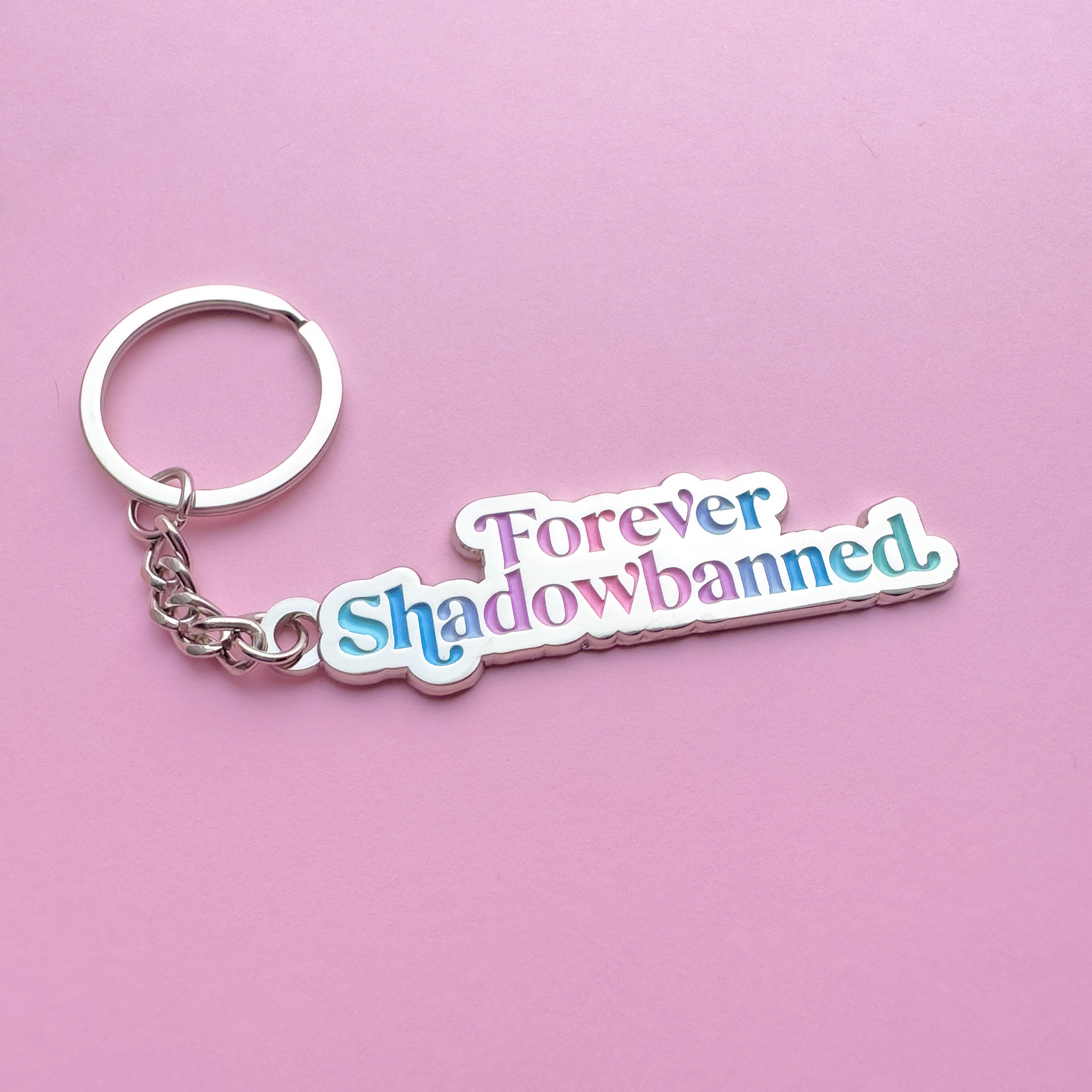 Shadowbanned Keychain