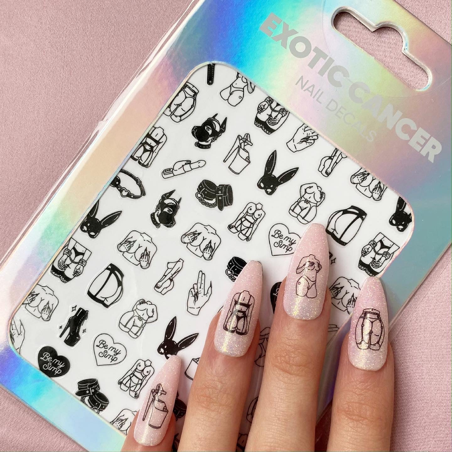 BDSM Nail Stickers